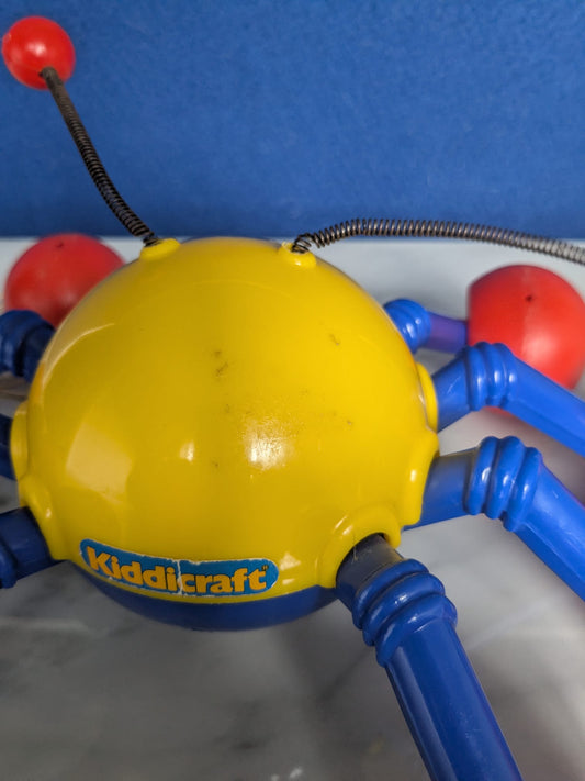 Vintage Kiddicraft 1980s Spider Pull Along