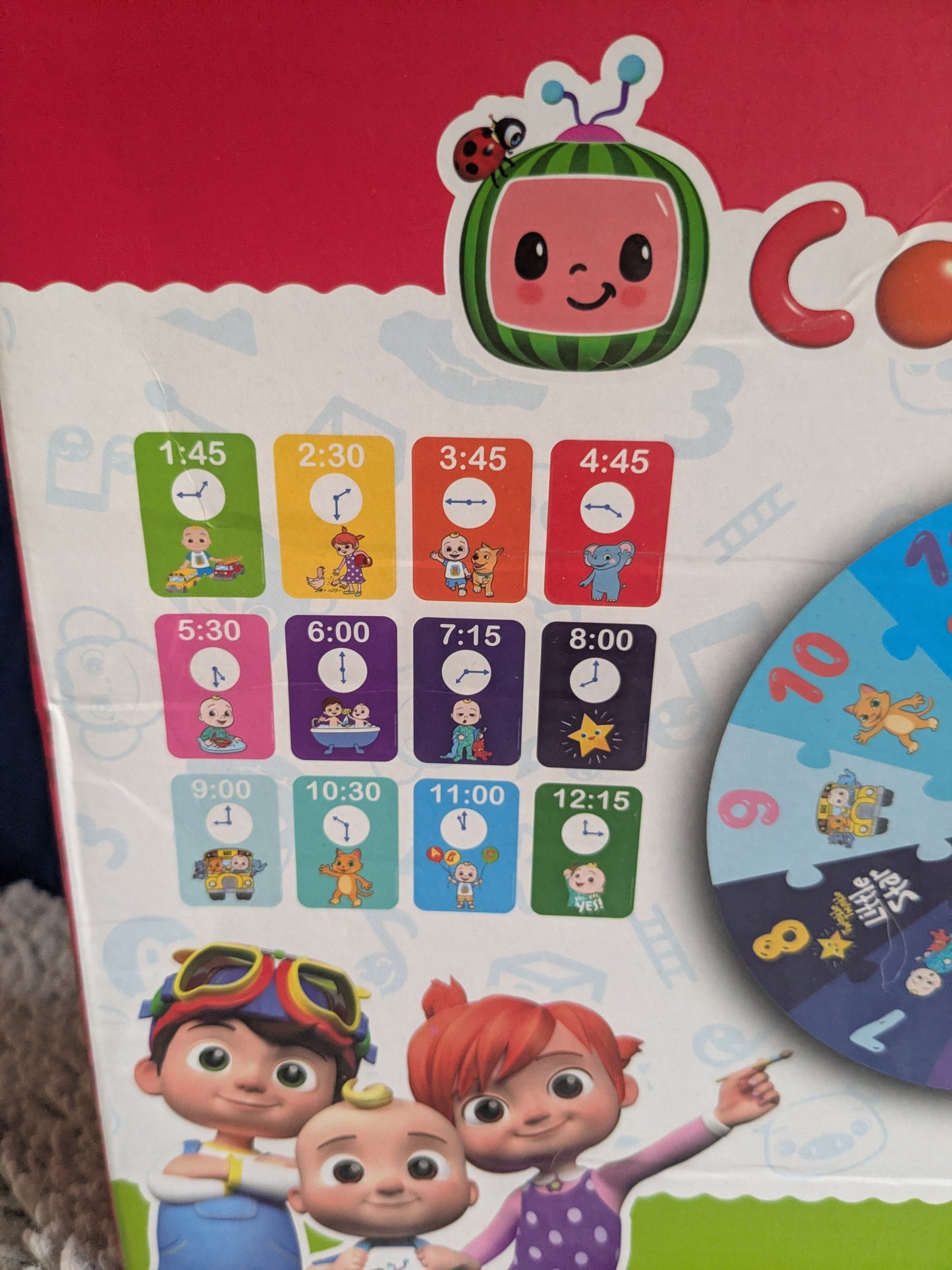 Cocomelon Clock Floor Puzzle