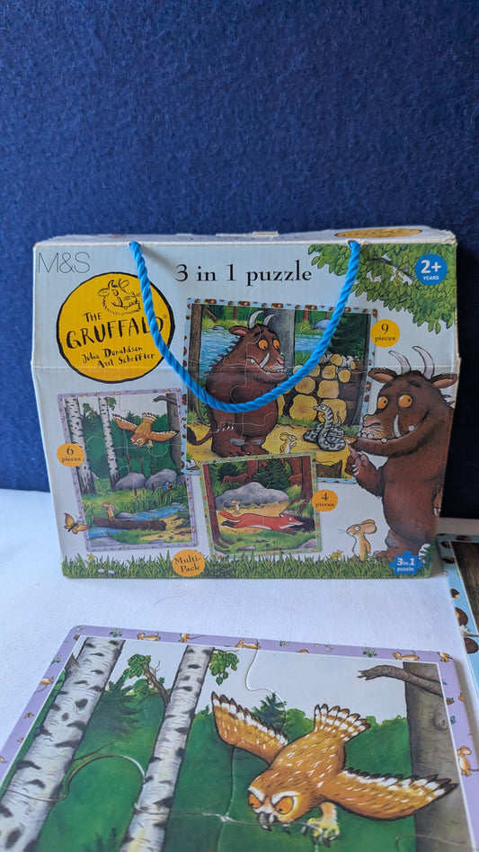 M&S The Gruffalo 3 in 1 Puzzle