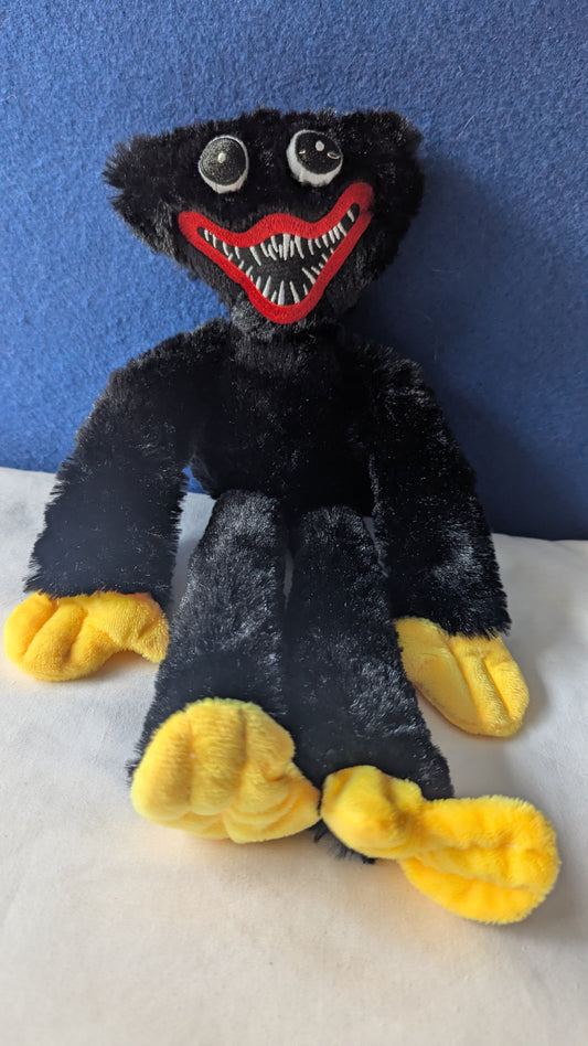Black Huggy Wuggy Plush from Poppy Playtime