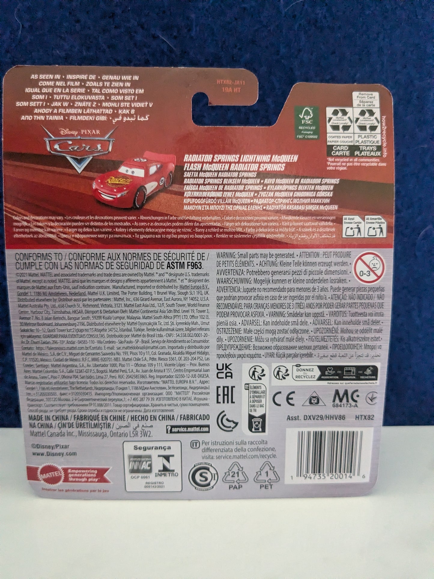 Disney Pixar Cars Radiator Springs Lightning McQueen