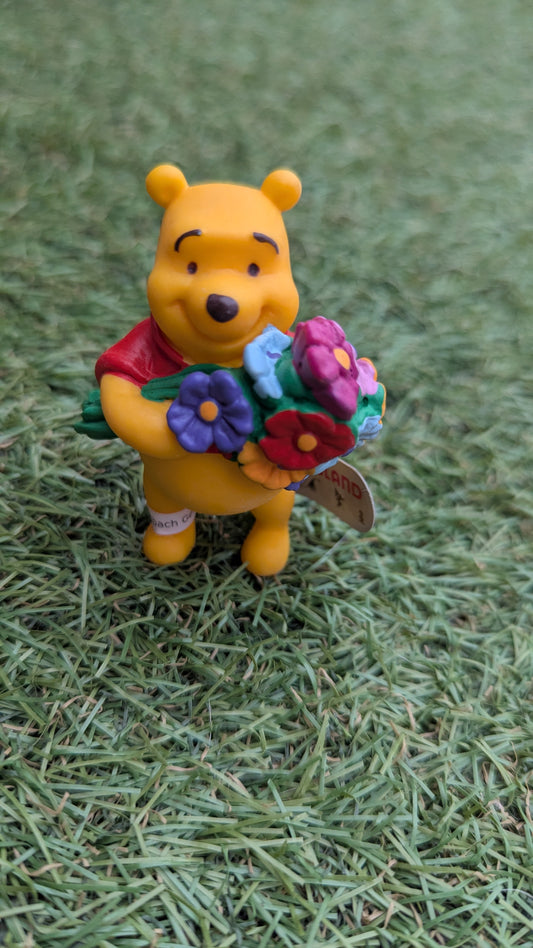 Disney Winnie The Pooh with Flowers Figurine