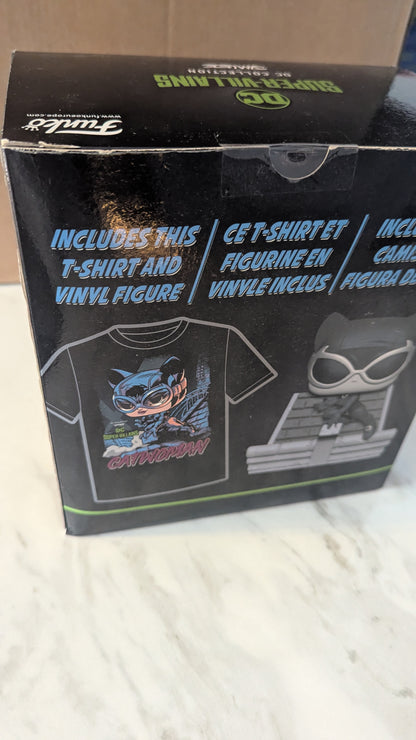 Funko Pops! DC Super Villains Catwoman with Tee Shirt