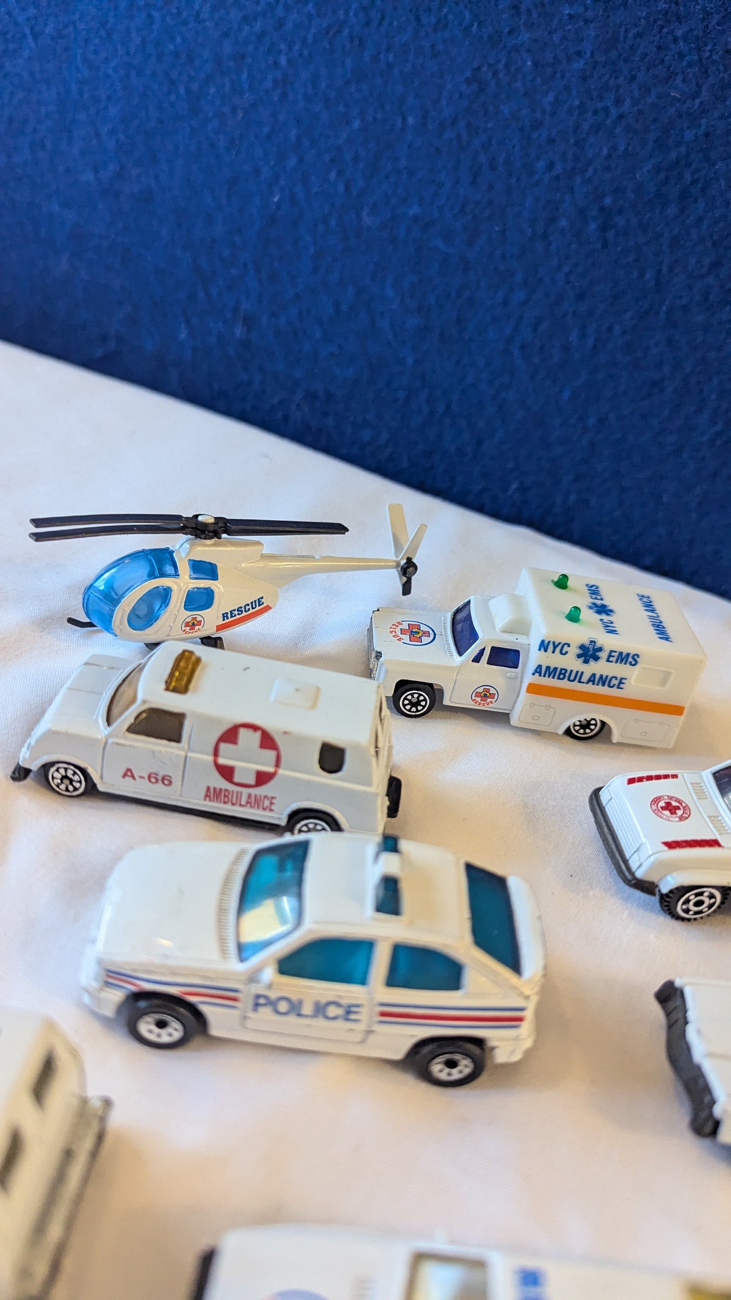Bundle of emergency services vehicles
