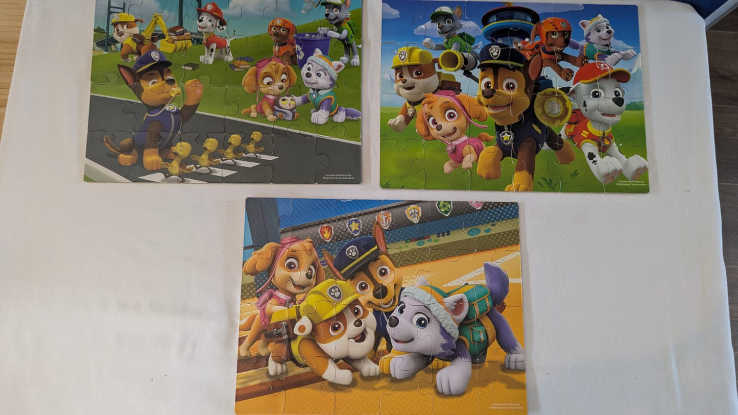 Paw Patrol 3 in 1 Puzzle