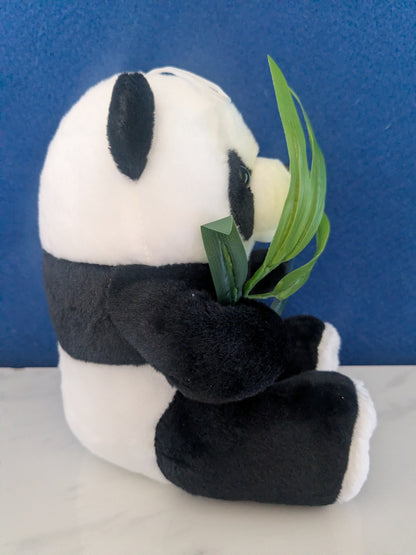 Panda With Bamboo Plush 10"
