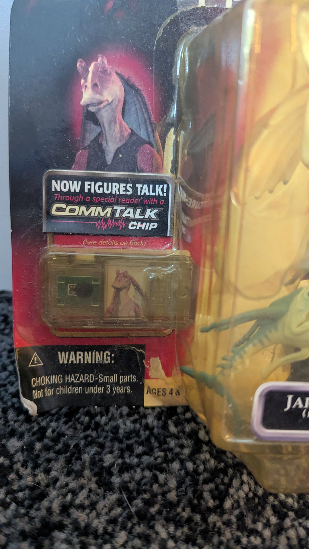 Star Wars Episode 1: Jar Jar Binks Action Figure with CommTalk Chip