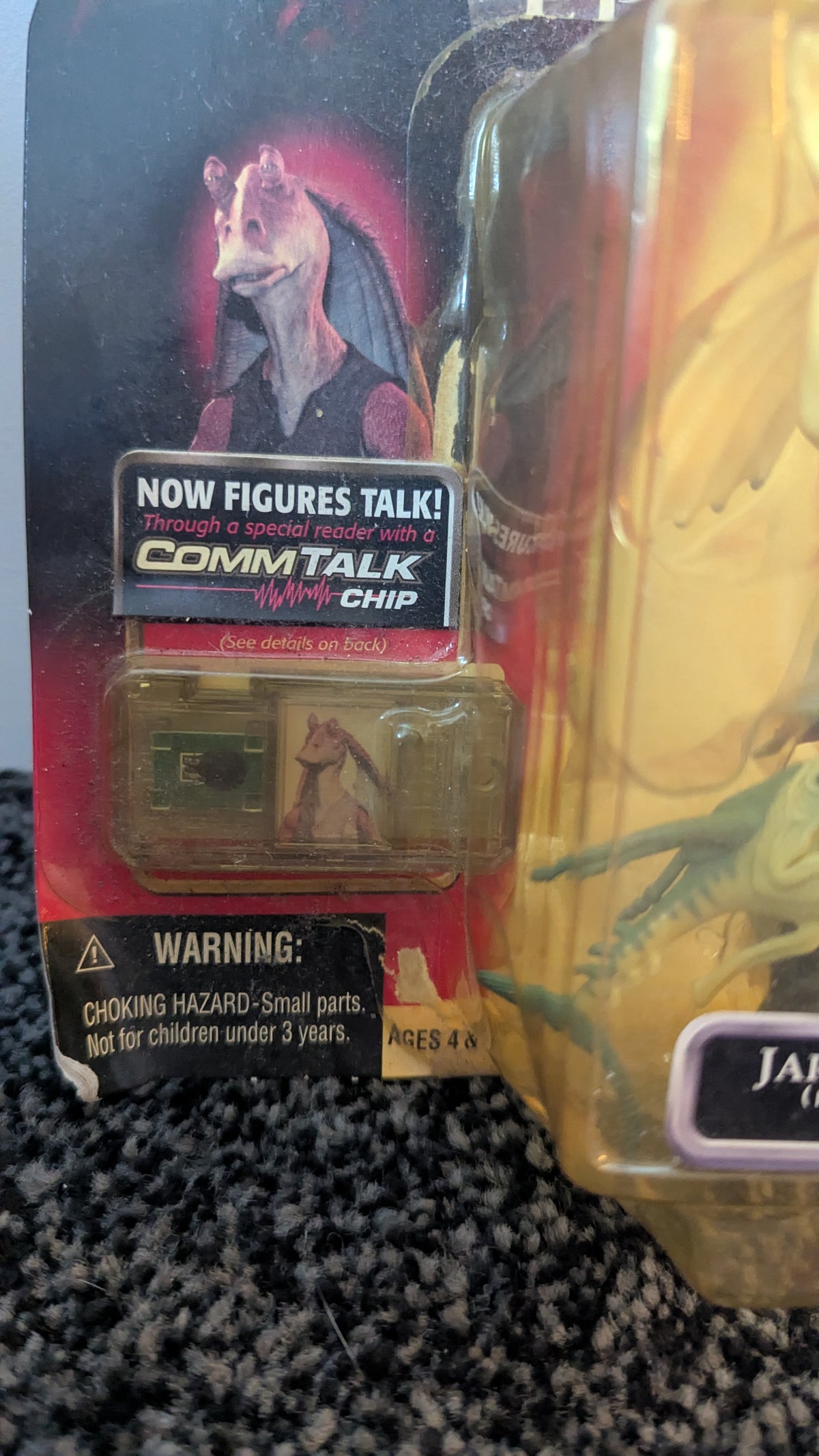 Star Wars Episode 1: Jar Jar Binks Action Figure with CommTalk Chip
