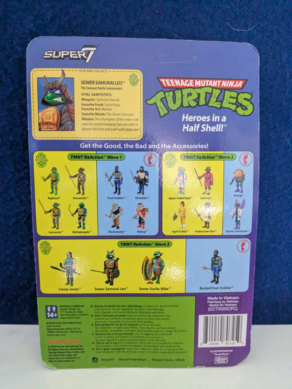 Reaction Figure TMNT Sewer Samurai Leo