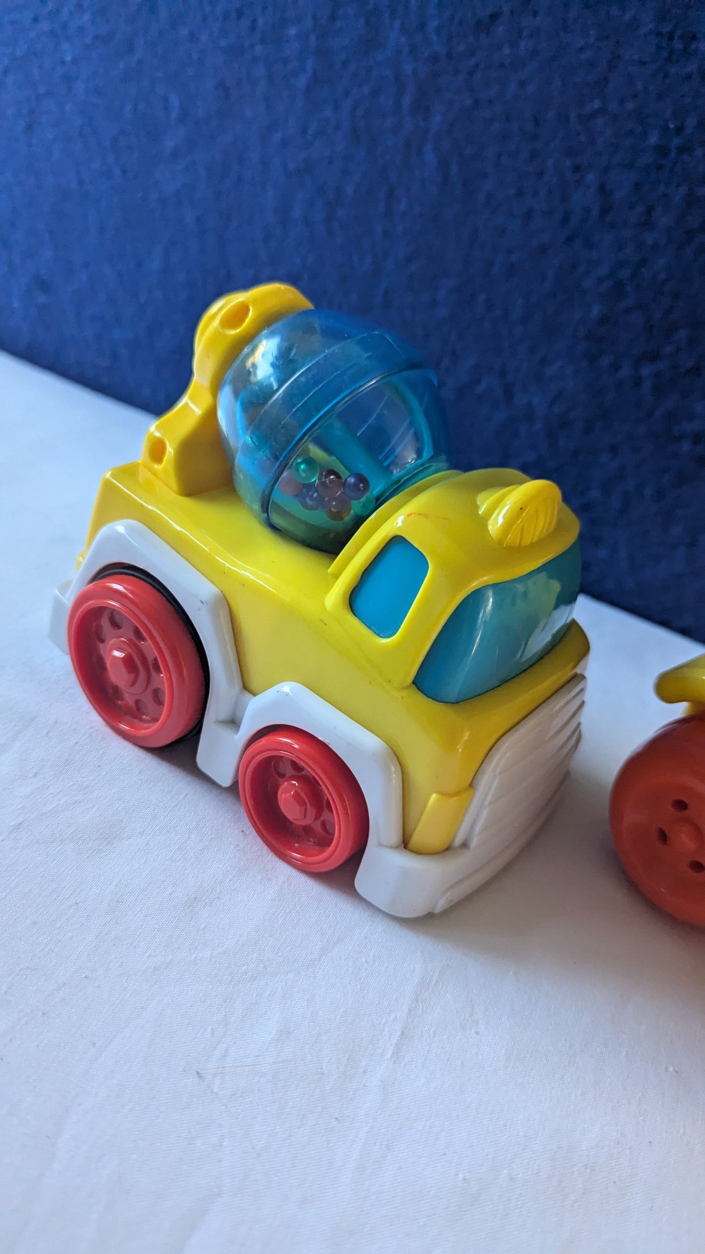 Press & Dash Digger and Push Cement Mixer Toy Bundle