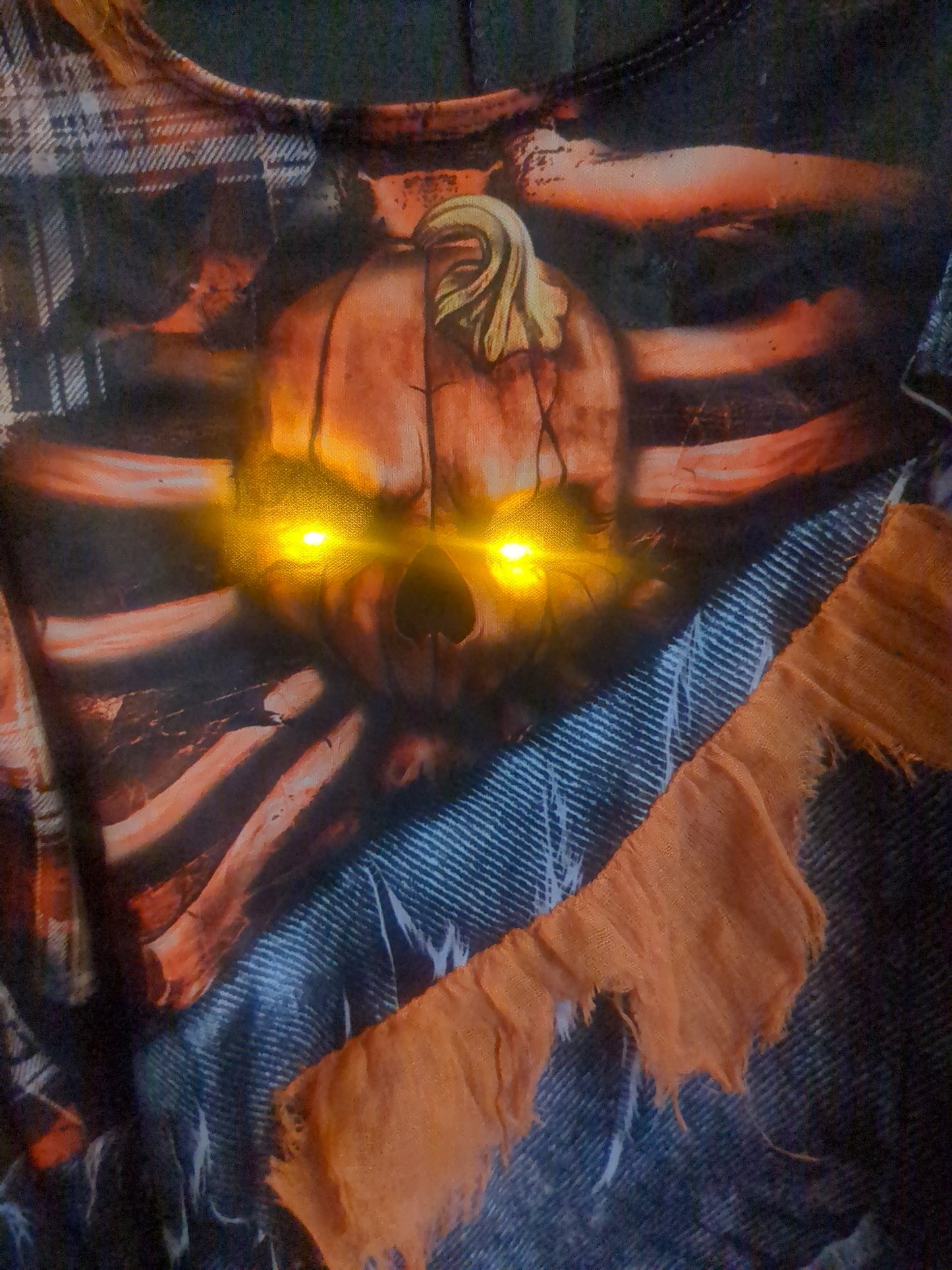 Evil Pumpkin Dress Up Costume Age 7-8