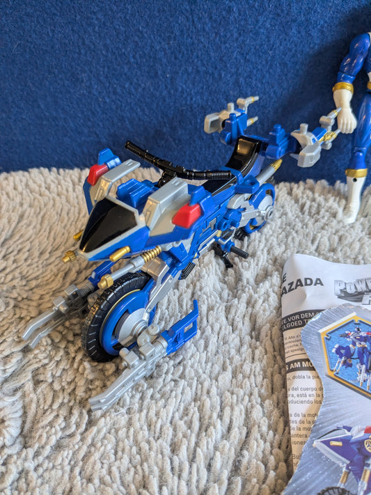 Ban Dai Power Rangers Lightspeed Rescue Blue Ranger c.2000