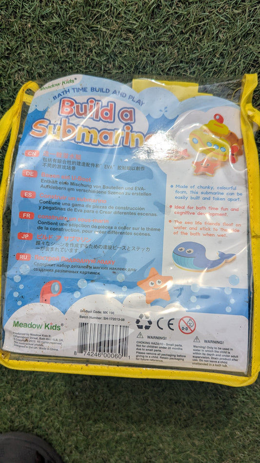 Build a Submarine Bath Toy