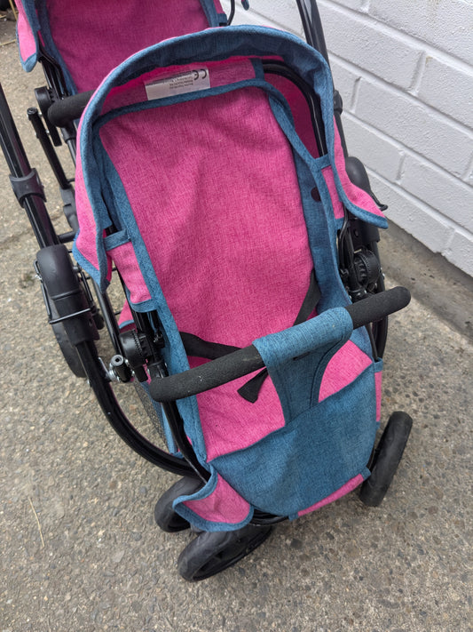 Smyths Toys Twin Dolls Pushchair