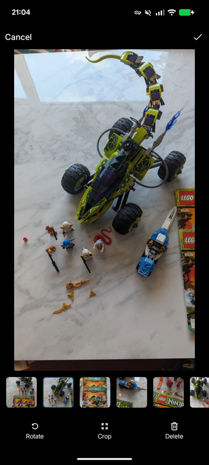 Lego Ninjago 9445 Fangpyre Truck Ambush