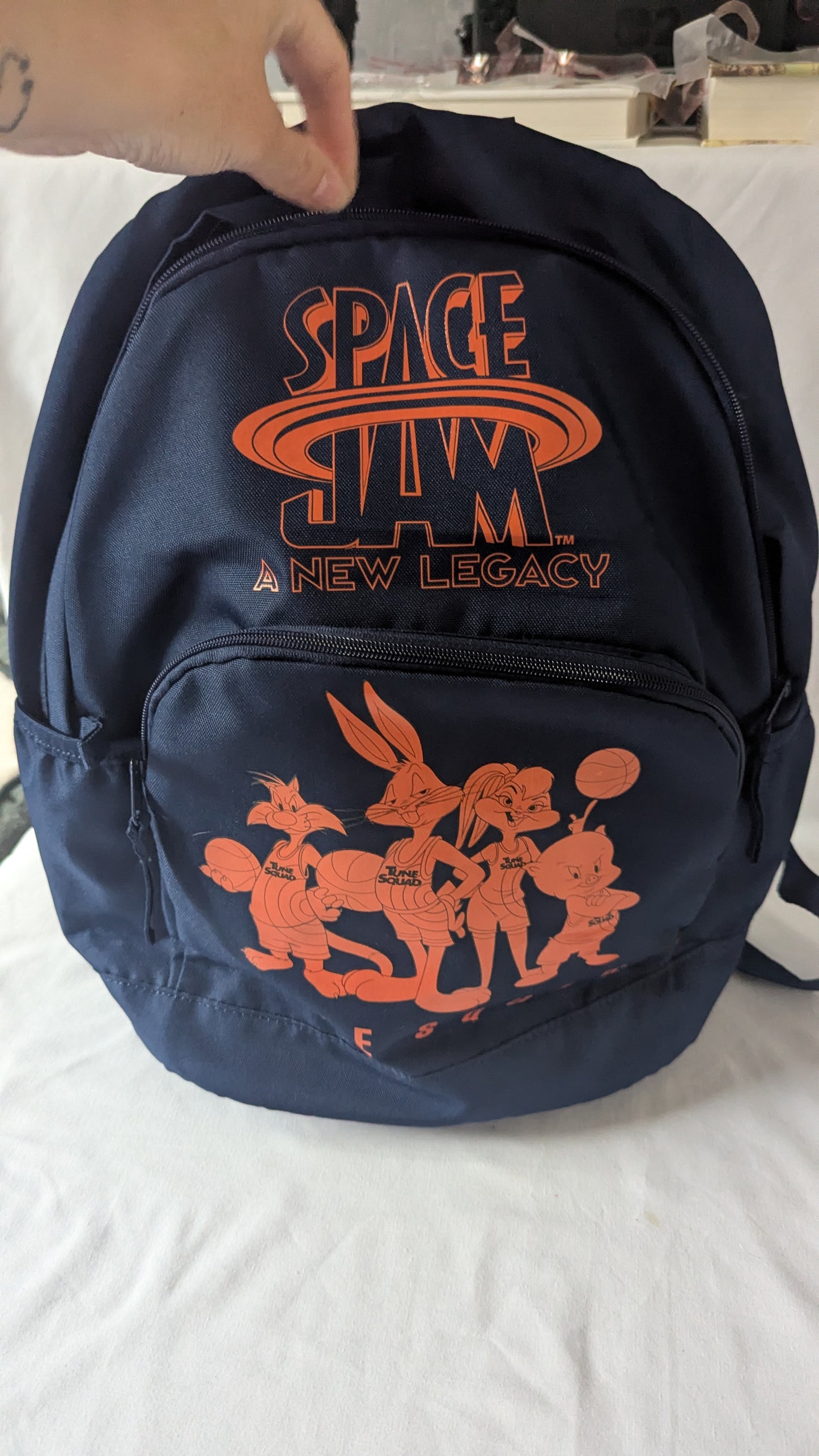 Kids Space Jam Blue 16" Backpack