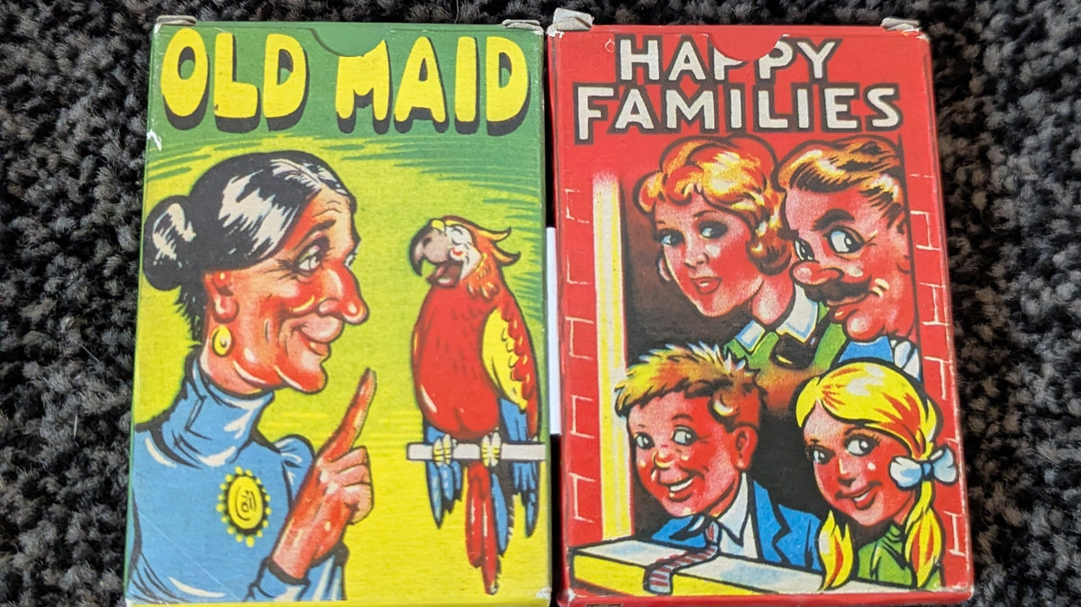 Happy Families / Old Maid - Card Twin Pack