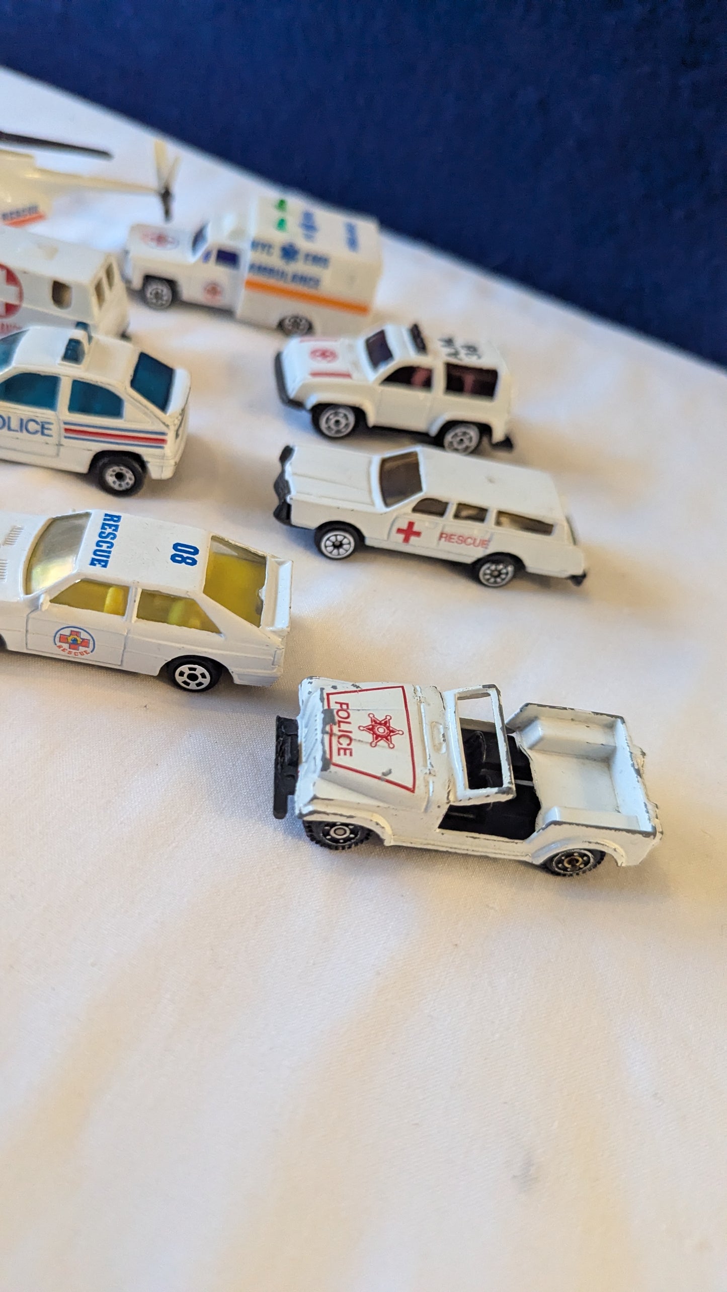 Bundle of emergency services vehicles
