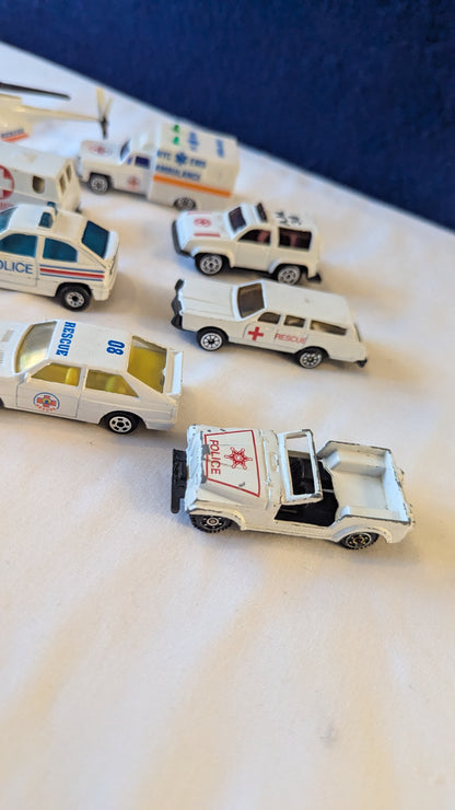 Bundle of emergency services vehicles