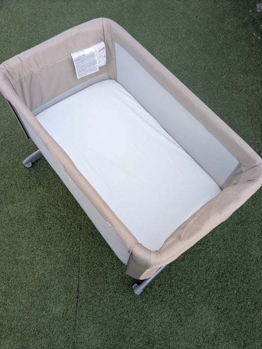 Sweet2Sleep Bedside Crib - Oatmeal Beige