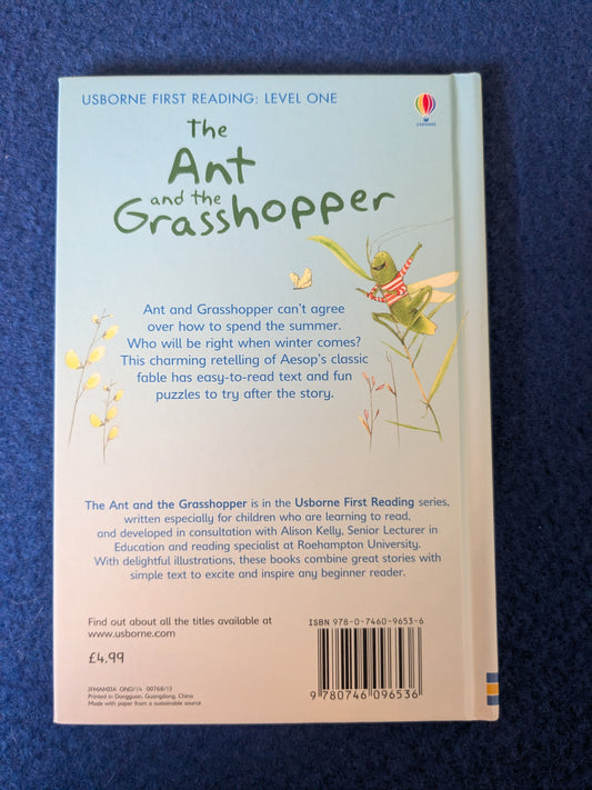 Usbourne First Reading The Ant and the Grasshopper