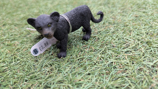 Small Panther Cub Figurines