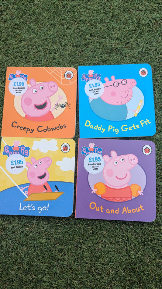 Peppa Pig 4 Board Book Bundle