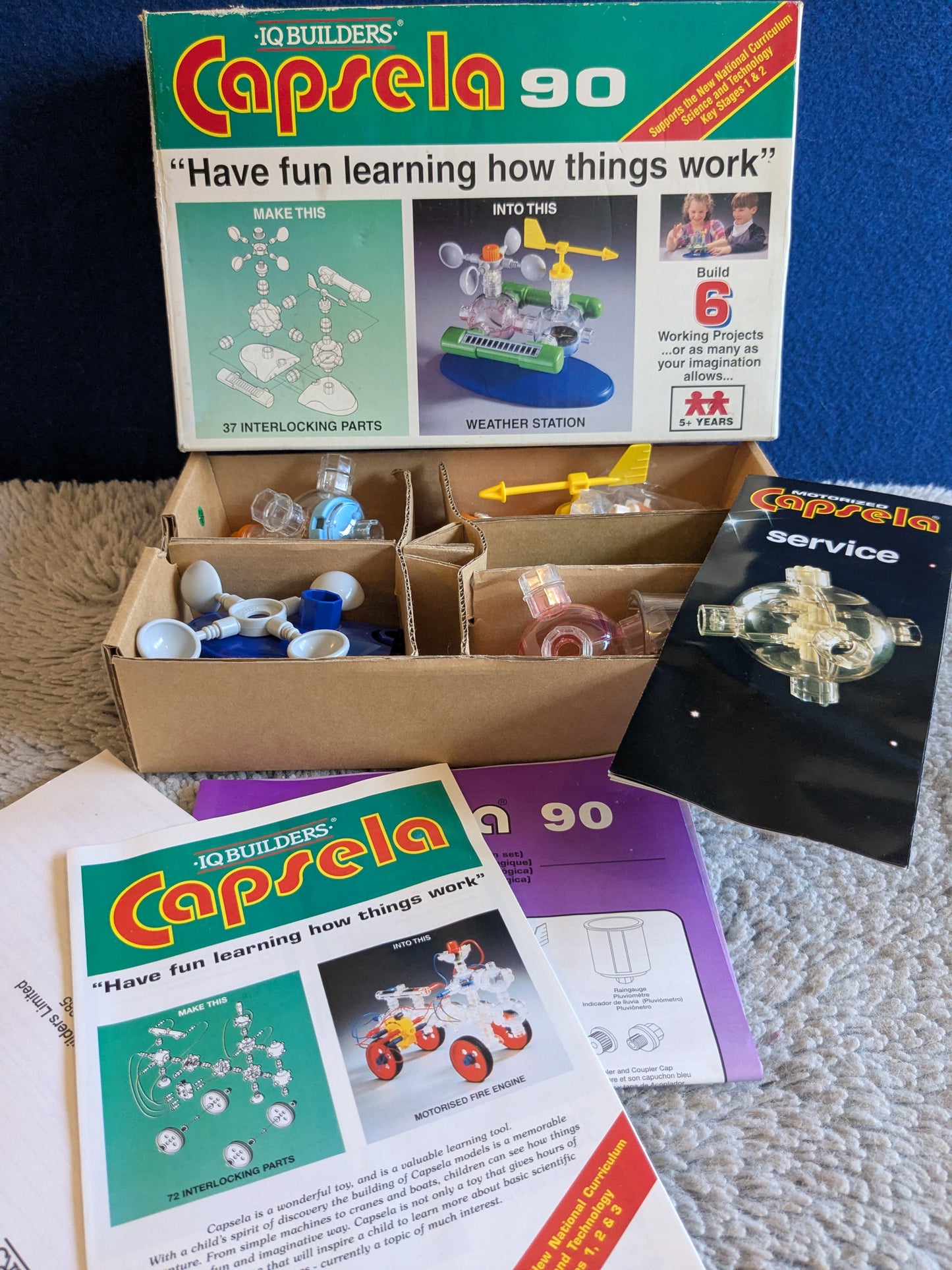 Capsela 80-9090 Weather Station Building Kit c.1990