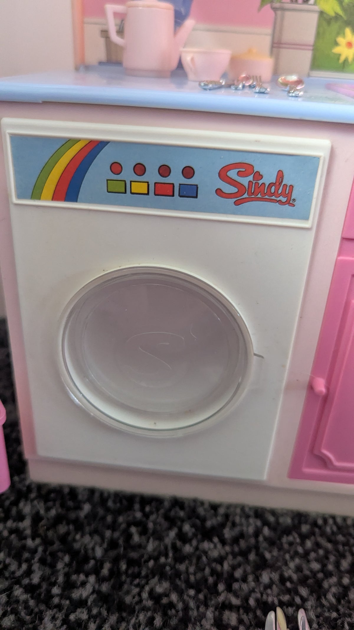 Vintage Sindy Kitchen, Cooker, Fridge & Accessories