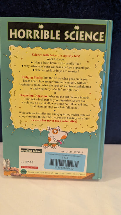 Horrible Science Bulging Brains and Disgusting Digestion