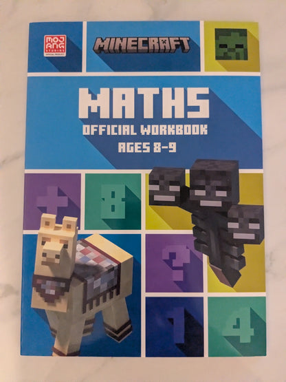 Minecraft Maths Official Workbook Ages 8-9