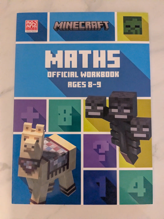 Minecraft Maths Official Workbook Ages 8-9