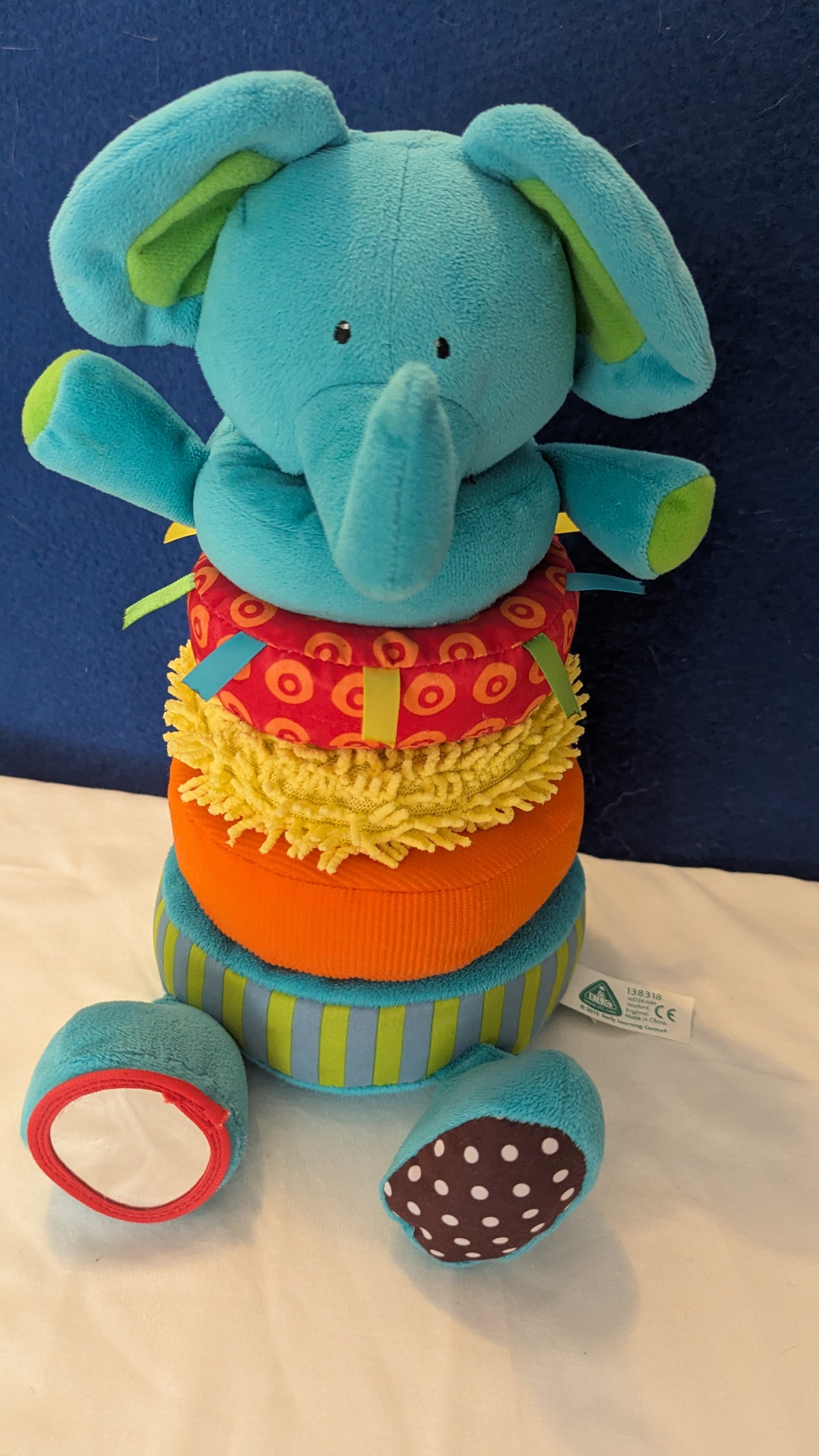 ELC Stacking Elephant Plush Sensory Toy