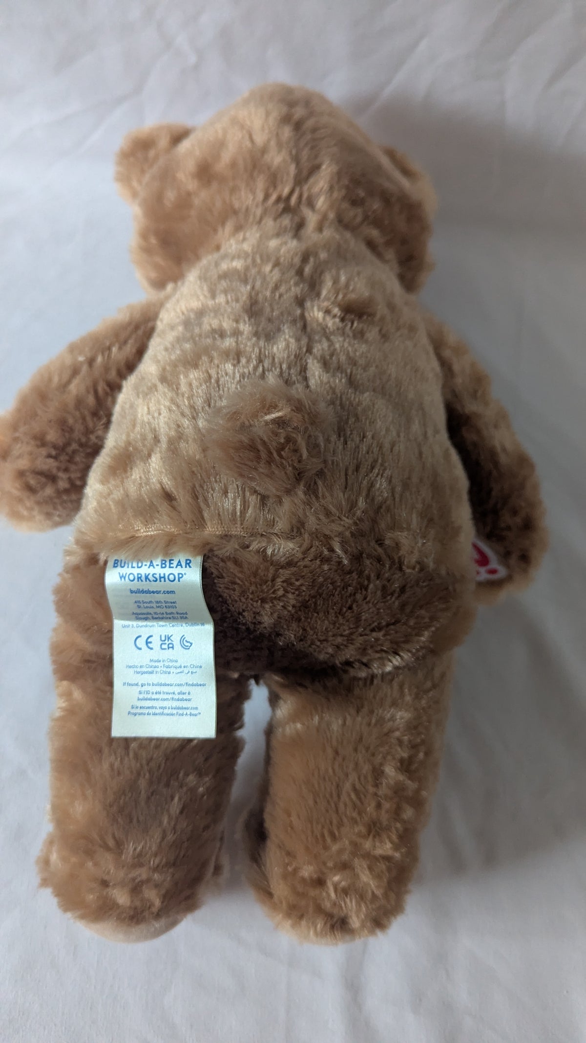 Lil' Cub Brown Teddy Bear 16" Plush with 'beating heart'