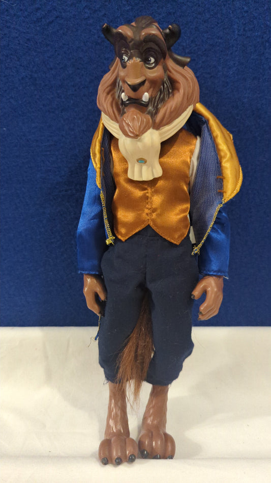 Disney Store The Beauty And The Beast Toy Doll 12" Posable Figure Jointed Limbs. 1991