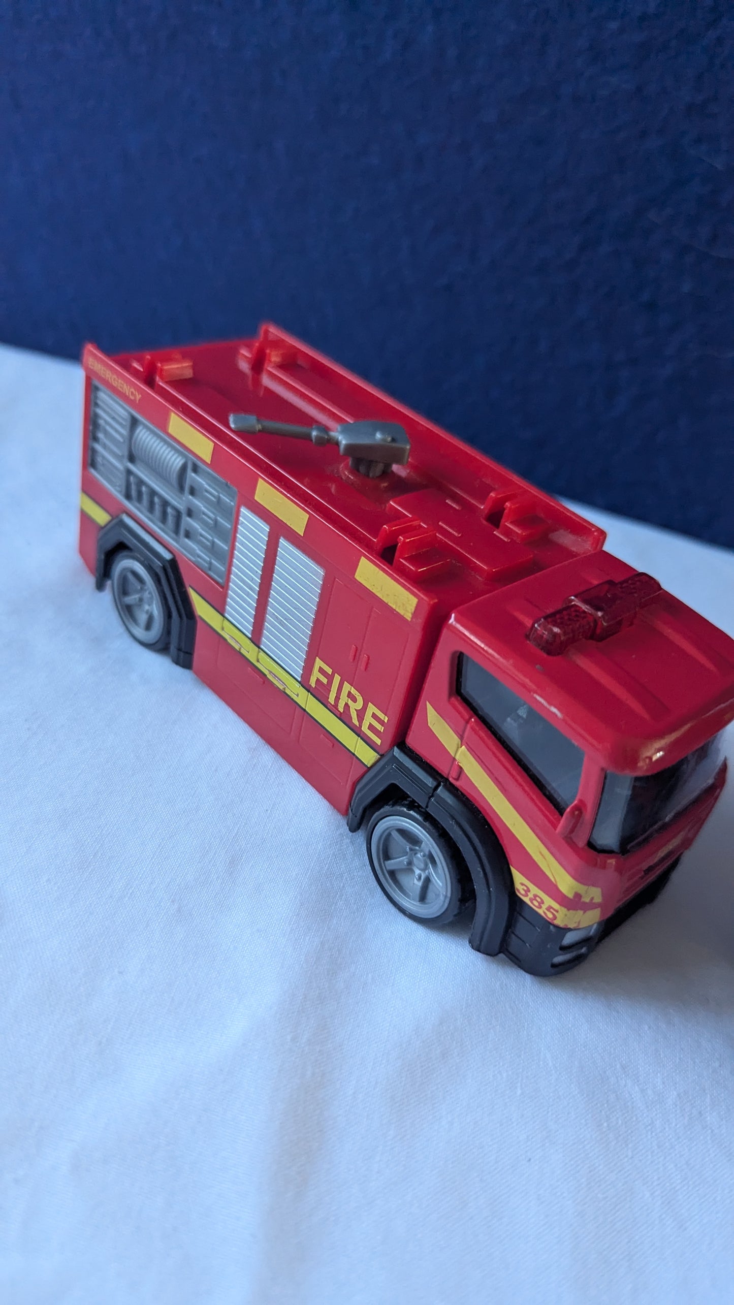 Two fire truck vehicles