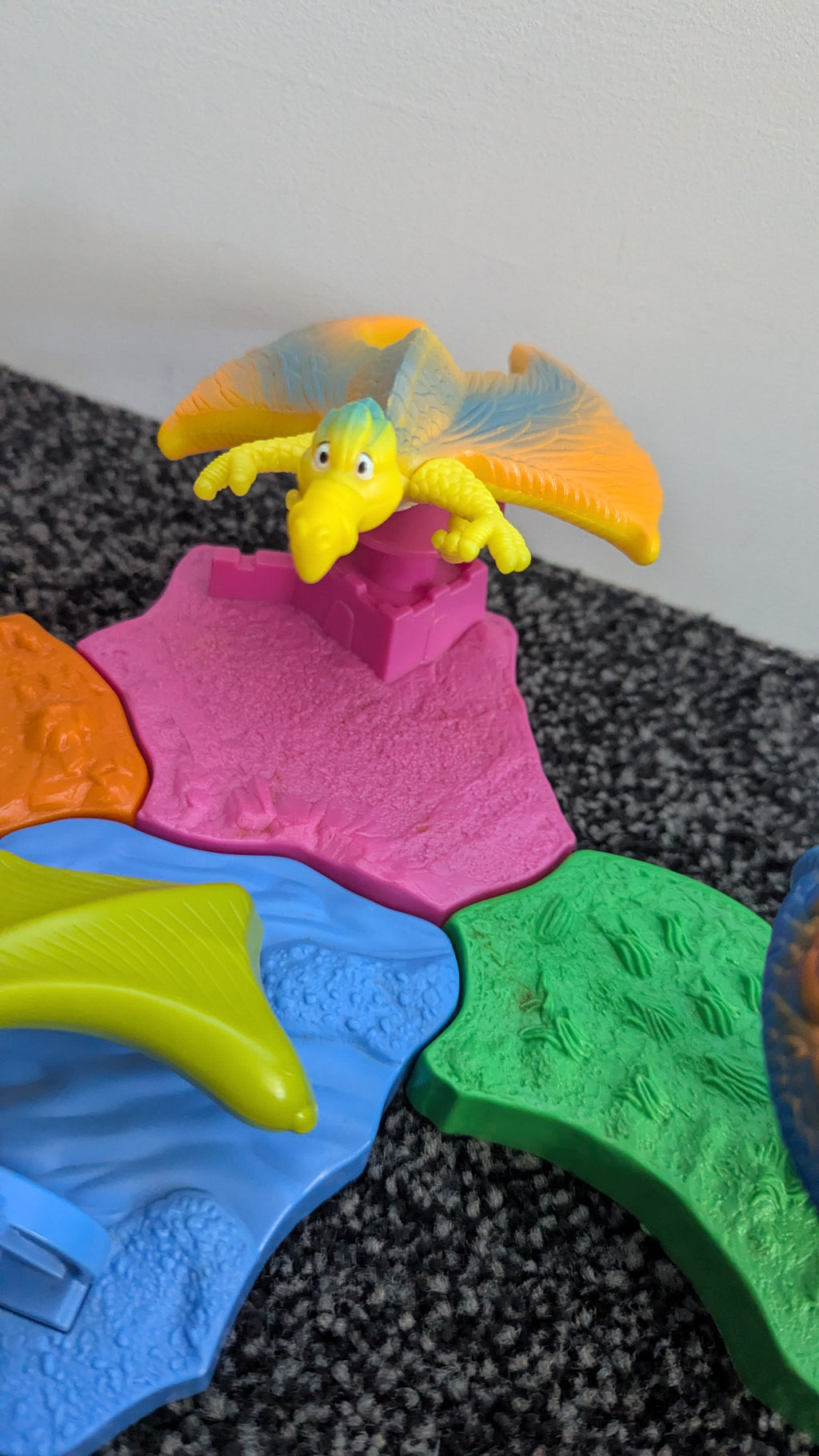 Flying Dragons Balancing Toys - McDonalds Happy Meals c.1997 - Set of 4