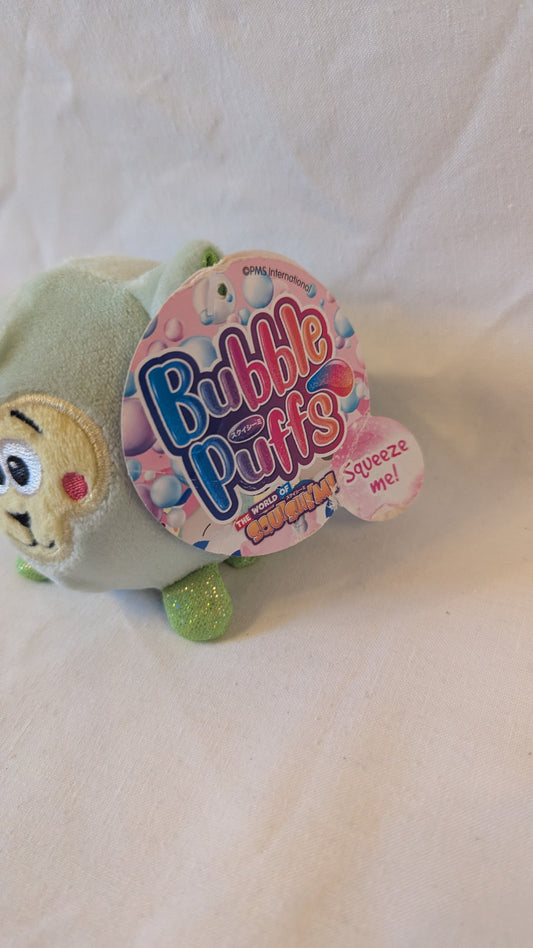 Bubble Puffs Green mini plush