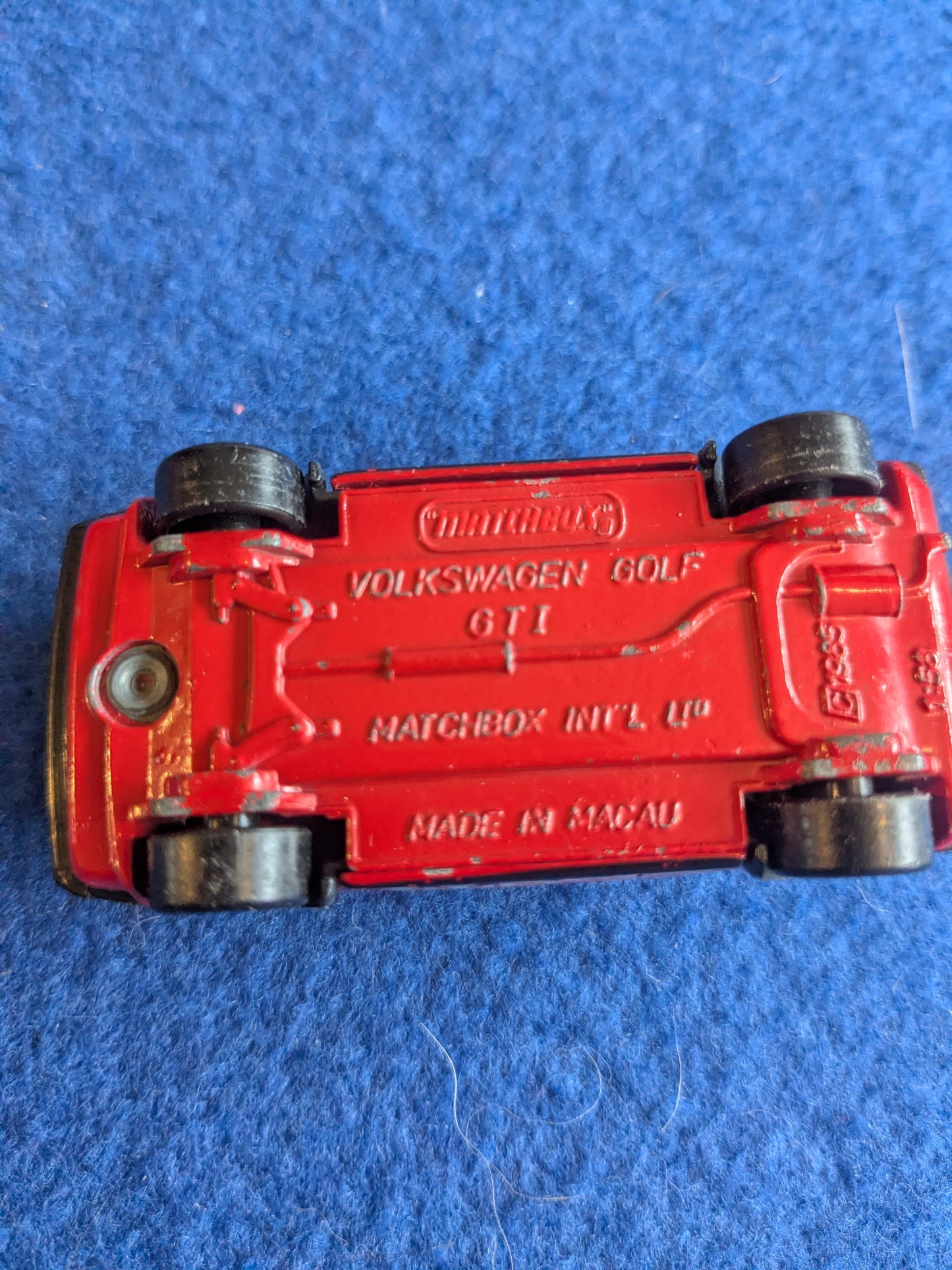 Matchbox 1980.s Volkswagen Golf Mk II GTI die-cast model 1:58 c.1985