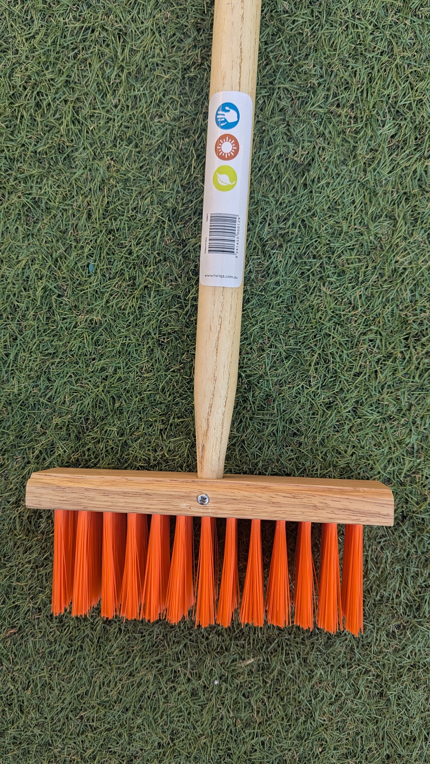 Twigz Orange Long Broom- Kids