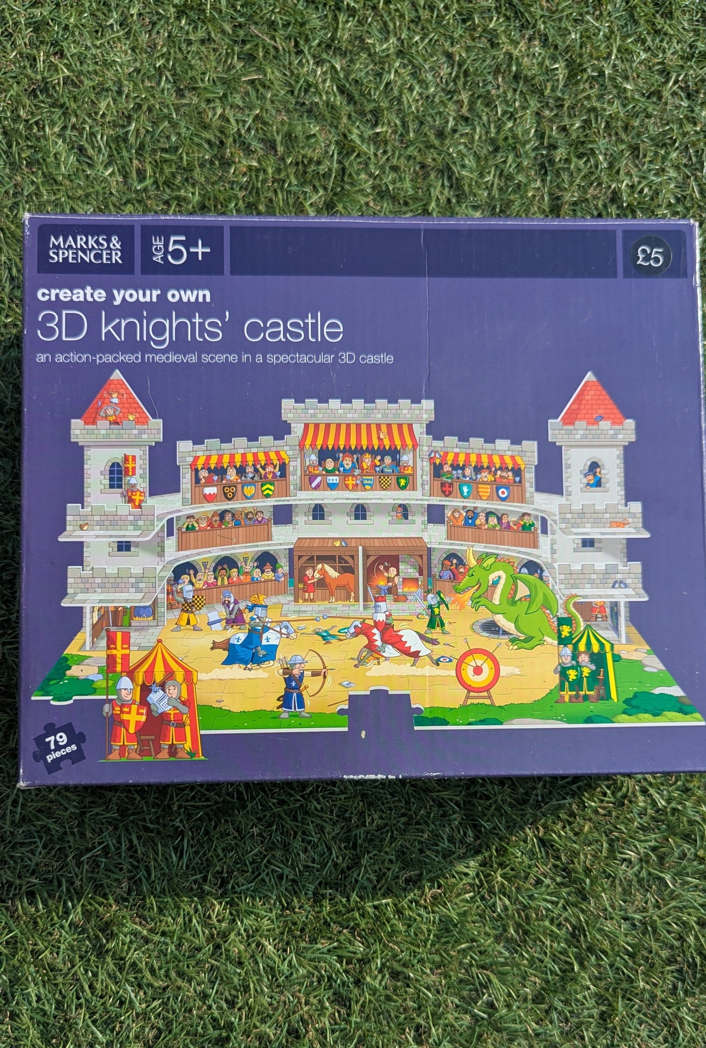 Create your own 3D knights castle