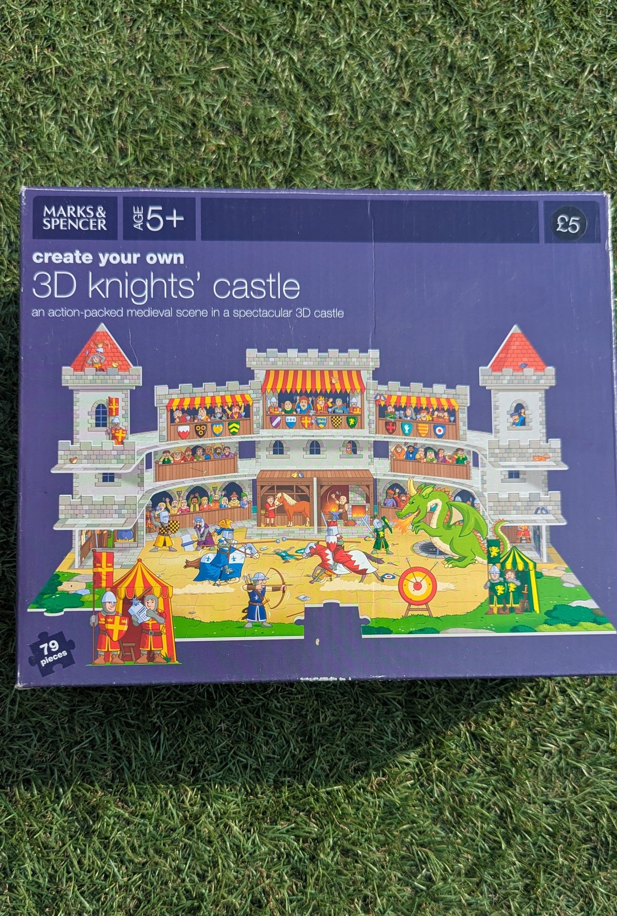 Create your own 3D knights castle