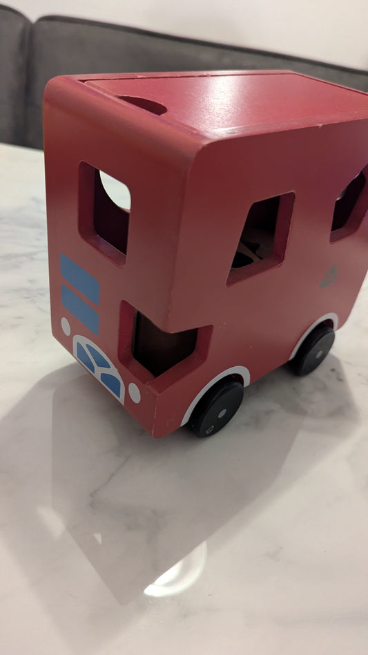 ELC Wooden London Bus Shape Sorter